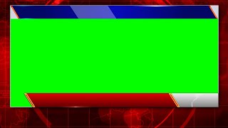 Broadcast News Frame Green Screen  Breaking News Green Screen  Lowerthird Template [upl. by Osicran]