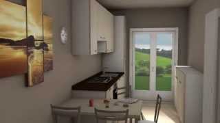 Home Tour  Interior Design  Progettazione dinterni [upl. by Kciremed421]