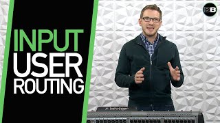 Behringer X32 User Input Routing [upl. by Romaine]