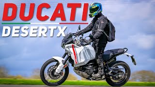 2024 Ducati DesertX  First Ride Review  This Really SURPRISED Me [upl. by Elletse885]