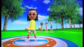 Wii Sports Resort Frisbee Golf  3 Holes  Resort A 4 Players [upl. by Eniretac]