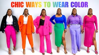 HOW TO STYLE COLOR  TIPS amp OUTFIT IDEAS FOR COLORLOVERS [upl. by Kora]