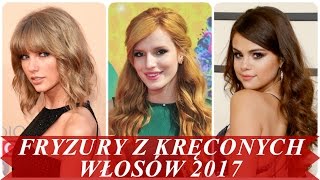 Najlepsze fryzury z kręconych włosów 2017 [upl. by Idyak]