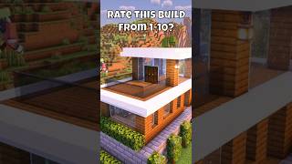 quotInsane Minecraft Modern House Build in 60 Secondsquot shorts [upl. by Kcered530]