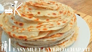 CHAPATI LAINI za KUSUKUMA  Jinsi ya Kupika CHAPATI Laini za Kusukuma zenye KURASA [upl. by Etteyafal433]