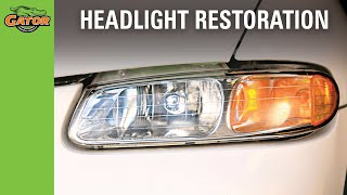 Howto Headlight Restoration Video Restore Foggy Headlights [upl. by Hanako]