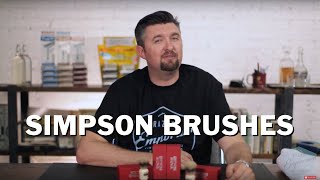 Wetshaving Supplies Review Simpson Brushes [upl. by Aneelak]