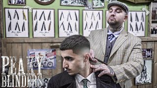 💈 ASMR BARBER  Skin fade amp French Crop  PEAKY BLINDERS [upl. by Retsim]