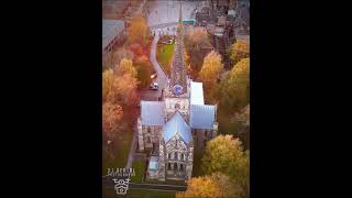 St Cuthbert’s Church Darlington – Aerial Views of a Historic Landmark 🕊️✨ [upl. by Ashelman]