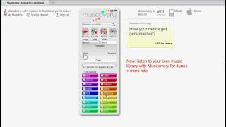musicovery tutorial [upl. by Nyrmak735]
