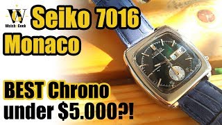 Seiko 7016  Could this be the best mechanical Chronograph up to 5000 [upl. by Nimajneb]