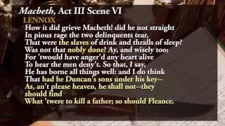 Macbeth Act 3 Scene 6 Analysis [upl. by Aiuqat]