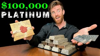 100000 in Platinum Bars  Why Im Buying [upl. by Otrevogir]