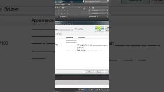 Linetypes in AutoCAD Tutorial autocad [upl. by Neal]