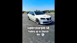 Supercharged G8 Pulling Up Like💨🏁CarLover Supercharged V8 [upl. by Takakura]