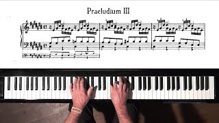 Bach Prelude and Fugue No3 Well Tempered Clavier Book 2 with Harmonic Pedal [upl. by Ramberg983]