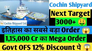 cochin shipyard share latest news  cochin shipyard share analysis cochinship share latest news [upl. by Guerra]