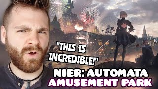 First Time Hearing NIER AUTOMATA OST  quotAmusement Parkquot  REACTION [upl. by Ennaehr288]