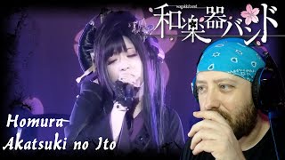 Wagakki Band  Homura  Akatsuki no Ito Live reaction  Metal Musician Reacts [upl. by Dnomrej]