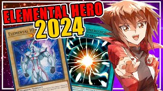 DECK ELEMENTAL HERO DUEL LINKS 2024  DECK ELEMENTAL HERO YU GI OH DUEL LINKS 2024 [upl. by Maro]