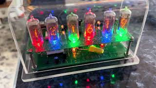 Nixie LC531 Dolam nixie tubes clock [upl. by Isus]