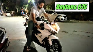 Triumph Daytona 675 Sound With Racefit Exhaust [upl. by Shaw733]