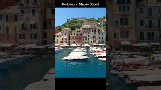 Portofino  Matteo Bocelli music travel 4k italy matteobocelli beautiful cover [upl. by Ylesara]