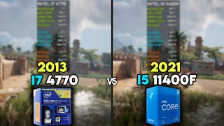 Intel i7 4770 vs Intel i5 11400F  Performance Test On RX 580 [upl. by Jara]