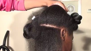 How To Silk Press Natural Hair 2 [upl. by Amand]