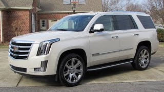 2015 Cadillac Escalade  ESV Start Up Road Test and In Depth Review [upl. by Marva]