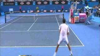 Marin Cilic vs JM Del Potro Australian Open 2010 116 highlights part 2 [upl. by Hepzi]