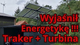 Energia Off Grid Sam skonstruował wymyślił zrobił traker i jego sterowanie teraz czas na [upl. by Reamonn]