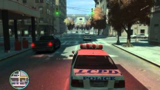 Разный звук сирены в машине полиции в GTA IV [upl. by Arretak]