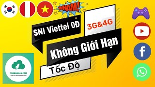 Cách đổi SNI cho app Shadowrocket amp V2rayNg Hướng dẫn hack data Viettel Mobiphone Vietnamobile [upl. by Ahsetra]