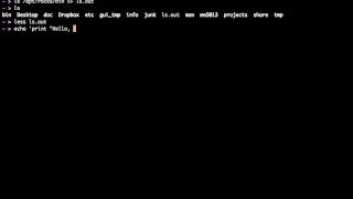 Basic UNIX Commands  Pipes amp Redirects [upl. by Derreg]