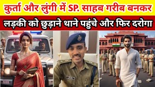 SP साहब कुर्ता और लुंगी में गरीब बनकर लड़की को छुड़ाने थाने पहुंचे और फिर दरोगा ने जो किया [upl. by Nalat674]