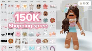 150K ROBUX SHOPPING SPREE 😱🛍️💸 [upl. by Lumbye678]