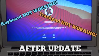 How to FIX Apple MacBook Air KEYBOARD amp TRACKPAD Not Working After UPDATE [upl. by Gypsie679]