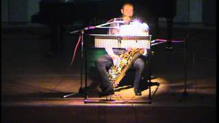 Alejandro Rivas plays Klas Torstensson Solo for Bass Saxophone from Licks and Brains [upl. by Akitan]