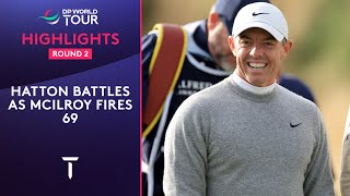 Round 2 Highlights  Rory McIlroy Tyrrell Hatton  2024 Alfred Dunhill Links Championship [upl. by Eelnyl]