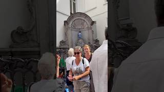 Manneken pis Brussels Belgium 🇧🇪mannekrishank brusselsbelgium belgium [upl. by Annette]