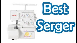 7 BEST SERGER SEWING MACHINES 2022 [upl. by Nameerf]