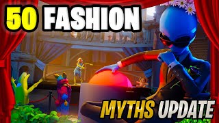 50 FASHION SHOW MAP FORTNITE CREATIVE  XP EASTER EGGS SECRET ROOM PLAY JUDGE [upl. by Coben146]