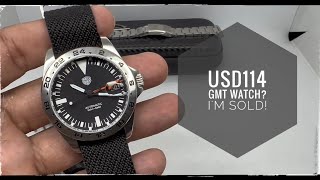 AliExpress Summer Sales 2024 Special USD114 WatchDives WD16570 NH34 GMT full review [upl. by Navert84]