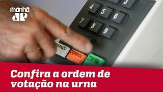 Eleições 2018 Confira qual a ordem de votação na urna eletrônica [upl. by Guyer468]