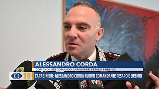 Carabinieri Pesaro e Urbino Alessandro Corda nuovo Comandante provinciale [upl. by Cl]