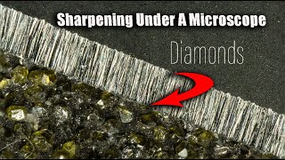 Sharpening a Knife Under a Microscope [upl. by Harness]