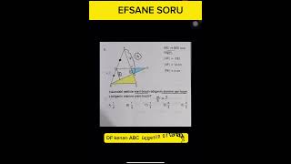 Benzerlik  geometri geometry maths keşfet keşfetteyiz tyt education [upl. by Eciram]