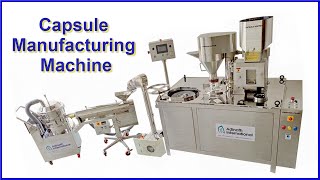 Capsule Making Machine in India Capsule Manufacturing Machine [upl. by Gerk692]