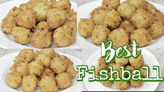 HOMEMADE FISHBALL RECIPE  PAANO MAGLUTO NG FISHBALL  EASY FILIPINO STREET FOOD [upl. by Leelaj]